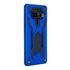 For Galaxy Note 8 PC + TPU Protective Back Cover Case with Holder (Blue) - 2