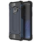 For Galaxy S9 TPU + PC 360 Degree Protection Shockproof Protective Back Case(Navy Blue) - 1