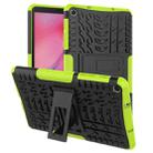 Tire Texture TPU+PC Shockproof Case for Galaxy Tab A 8 (2019) P200 / P205, with Holder (Green) - 1