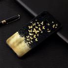 Gold Butterfly Painted Pattern Soft TPU Case for Galaxy A30 - 1