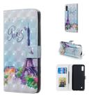 Tower Pattern 3D Horizontal Flip Leather Case for Galaxy M10, with Holder & Card Slots & Photo Frame & Wallet - 1