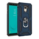 Armor Shockproof TPU + PC Protective Case for Galaxy J6 (2018), with 360 Degree Rotation Holder(Blue) - 1