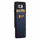 GOOSPERY for Galaxy S8 / G950 TPU + PC Sky Slide Bumper Protective Back Case with Card Slots(Navy Blue) - 1