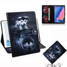 Wolf and Dog Pattern Horizontal Flip Leather Case for Galaxy Tab A 8 (2019) / P200 / P205, with Holder & Card Slot & Wallet - 1