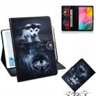 Wolf and Dog Pattern Horizontal Flip Leather Case for Galaxy Tab A 10.1 (2019) T510 / T515, with Holder & Card Slot & Wallet - 1