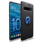lenuo Shockproof TPU Protective Case for Galaxy S10, with Invisible Holder(Black Blue) - 1