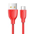 JOYROOM S-M355 Yue Series 2.0A 1m PVC Cord USB to Micro USB Data Sync Charge Cable, For Galaxy, Huawei, Xiaomi, LG, HTC and Other Smart Phones (Red) - 1
