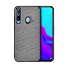 Shockproof Cloth Texture PC+ TPU Protective Case for Galaxy A50 (Grey) - 1