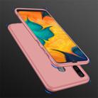 GKK Three Stage Splicing Full Coverage PC Case for Galaxy A20 / A30(Rose Gold) - 1