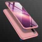 GKK Three Stage Splicing Full Coverage PC Case for Galaxy A50 (Rose Gold) - 1