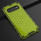 Honeycomb Shockproof PC + TPU Case for Galaxy S10+ (Green) - 2