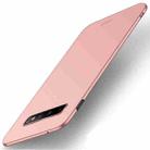 MOFI Frosted PC Ultra-thin Full Coverage Case for Galaxy S10(Rose Gold) - 1