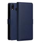 DZGOGO MILO Series PC + PU Horizontal Flip Leather Case for Galaxy M20, with Holder & Card Slot & Wallet (Blue) - 1