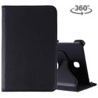 Litchi Texture Rotating ClassicBusiness Horizontal Flip Leather Case for Galaxy Tab A 8.0 T387, with Holder(Black) - 1