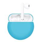 For Huawei FreeBuds 3 Split Style Liquid Silicone Wireless Earphone Protective Case Storage Box(Sky Blue) - 1