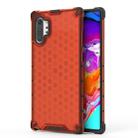 Shockproof Honeycomb PC + TPU Case for Galaxy Note 10+ (Red) - 1