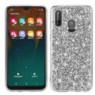 Glittery Powder Shockproof TPU Case for Galaxy A40 (Silver) - 1