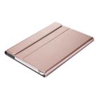 A860 For Samsung Galaxy Tab S6 10.5 inch T860 / T865 Detachable Bluetooth Keyboard Tablet Case with Pen Holder Elastic Strap (Rose Gold) - 3