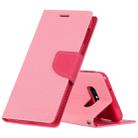 GOOSPERY FANCY DIARY Horizontal Flip PU Leather Case for Galaxy S10e, with Holder & Card Slots & Wallet(Pink) - 1