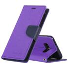 GOOSPERY FANCY DIARY Horizontal Flip PU Leather Case for Galaxy S10e, with Holder & Card Slots & Wallet(Purple) - 1