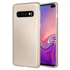 GOOSPERY I JELLY METAL TPU Case for Galaxy S10 (Gold) - 1