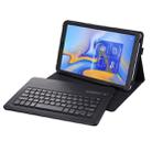 SA590 Bluetooth 3.0 Litchi Texture Detachable Bluetooth Keyboard Leather Tablet Case for Samsung Galaxy Tab A 10.5 inch T590 / T595, with Holder (Black) - 1
