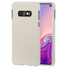 GOOSPERY SOFT FEELING Liquid TPU Drop-proof Soft Case for Galaxy S10e(Beige) - 1