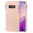 GOOSPERY SOFT FEELING Liquid TPU Drop-proof Soft Case for Galaxy S10e(Apricot) - 1