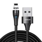 JOYROOM S-1021X1 2.1A 8 Pin Magnetic Charging Cable with LED Indicator, Length: 1m (Black) - 1