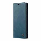 CaseMe-013 Multifunctional Retro Frosted Horizontal Flip Leather Case for Galaxy S10 Plus, with Card Slot & Holder & Wallet (Blue) - 2