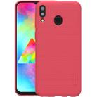 NILLKIN Frosted Concave-convex Texture PC Case for Galaxy M20 (Red) - 1