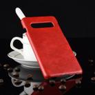 Shockproof Litchi Texture PC + PU Case for Galaxy S10 5G (Red) - 1