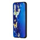 Embossed Painted Golden Butterfly Pattern TPU Case for Galaxy A40 - 1