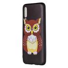 Embossed Painted Owl Pattern TPU Case for Galaxy A70 - 1