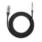 KUULAA KL-O09 Type-C / USB-C to 3.5mm AUX Audio Adapter Cable, Length: 100cm - 1