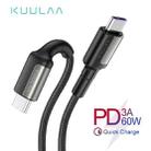Kuulaa KL-X06 USB-C / Type-C to USB-C / Type-C Zinc Alloy Fast Charging Cable, Length: 1m (Blue) - 7