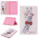 Colored Drawing Deer Pattern Horizontal Flip Leather Case for Galaxy Tab A 8 (2019) P200 / P205, with Holder & Card Slots & Wallet - 1