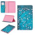 Colored Drawing Plum Blossom Pattern Horizontal Flip Leather Case for Galaxy Tab A 8 (2019) P200 / P205, with Holder & Card Slots & Wallet - 1