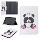 Colored Drawing Panda Pattern Horizontal Flip Leather Case for Galaxy Tab A 8 (2019) P200 / P205, with Holder & Card Slots & Wallet - 1