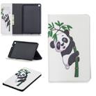 Colored Drawing Panda and Bamboo Pattern Horizontal Flip Leather Case for Galaxy Tab A 8 (2019) P200 / P205, with Holder & Card Slots & Wallet - 1