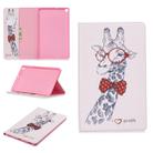 Colored Drawing Deer Pattern Horizontal Flip Leather Case for Galaxy Tab A 10.1 (2019) T510 / T515, with Holder & Card Slots & Wallet - 1