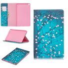 Colored Drawing Plum Blossom Pattern Horizontal Flip Leather Case for Galaxy Tab A 10.1 (2019) T510 / T515, with Holder & Card Slots & Wallet - 1