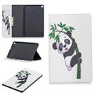 Colored Drawing Panda and Bamboo Pattern Horizontal Flip Leather Case for Galaxy Tab A 10.1 (2019) T510 / T515, with Holder & Card Slots & Wallet - 1