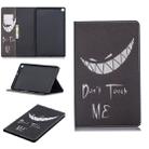 Colored Drawing Smirk Pattern Horizontal Flip Leather Case for Galaxy Tab A 10.1 (2019) T510 / T515, with Holder & Card Slots & Wallet - 1