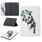 Colored Drawing Panda and Bamboo Pattern Horizontal Flip Leather Case for Galaxy Tab S5e 10.5 T720 / T725, with Holder & Card Slots & Wallet - 1