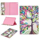 Colored Drawing Tree of Life Pattern Horizontal Flip Leather Case for Galaxy Tab S5e 10.5 T720 / T725, with Holder & Card Slots & Wallet - 1