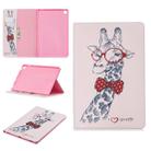 Colored Drawing Deer Pattern Horizontal Flip Leather Case for Galaxy Tab S5e 10.5 T720 / T725, with Holder & Card Slots & Wallet - 1