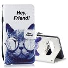 Cool Cat Pattern Horizontal Flip Leather Case for Galaxy S10 5G, with Holder & Card Slots & Wallet - 1