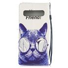 Cool Cat Pattern Horizontal Flip Leather Case for Galaxy S10 5G, with Holder & Card Slots & Wallet - 3