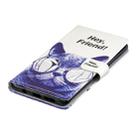Cool Cat Pattern Horizontal Flip Leather Case for Galaxy S10 5G, with Holder & Card Slots & Wallet - 5